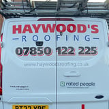 Company/TP logo - "Haywoods roofing"