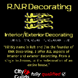 Company/TP logo - "RNR Decorating"