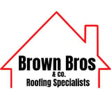 Company/TP logo - "Brown Bros & co roofing & property maintenance"