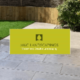 Company/TP logo - "M and C Landscaping and home improvements"