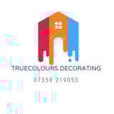 Company/TP logo - "True Colours Decorating"