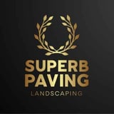 Company/TP logo - "Superb Paving & Landscaping"