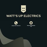 Company/TP logo - "Watts Up Electrics LTD"