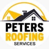 Company/TP logo - "Peter's Roofing Services"