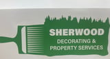 Company/TP logo - "Sherwood Decorating & Property Services"