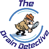 Company/TP logo - "The Drain Detective"