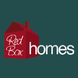 Company/TP logo - "RED BOX HOMES"
