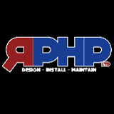 Company/TP logo - "R Poulton Heating & Pipework"