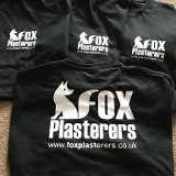 Company/TP logo - "Fox Plasterers"