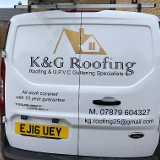Company/TP logo - "kg roofing"