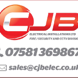 Company/TP logo - "CJB ELECTRICAL"
