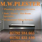 Company/TP logo - "m.w.plester"