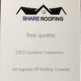 Company/TP logo - "share roofing"