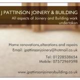 Company/TP logo - "J Pattinson Joinery and Building"