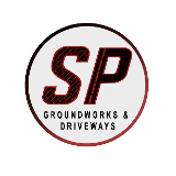 Company/TP logo - "s p groundwork"