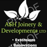 Company/TP logo - "ASH Joinery & Developments"