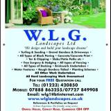 Company/TP logo - "WLG LANDSCAPES LIMTED"