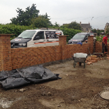 Company/TP logo - "Lewis Saunders Bricklaying and Groundworks"