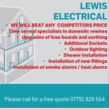 Company/TP logo - "lewis electrical"