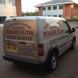Company/TP logo - "Power Flow Plumbing & Heating Solutions"