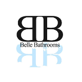 Company/TP logo - "Belle bathrooms"