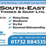 Company/TP logo - "South East Timber & Damp Limited"