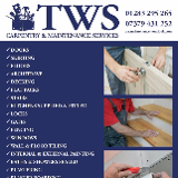 Company/TP logo - "TWS Carpentry and Maintenance"
