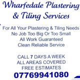 Company/TP logo - "Wharfedale Plastering & Tiling Services"