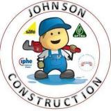 Company/TP logo - "Johnson Construction Building, Plumbing and Heating Contractors"