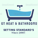 Company/TP logo - "GT Heat & Bathrooms"