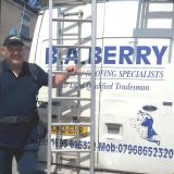 Company/TP logo - "B.A.Berry Builders&Roofers"