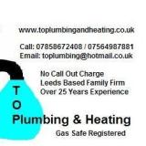 Company/TP logo - "Toplumbing & Heating"