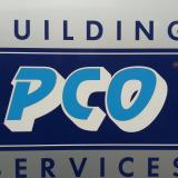 Company/TP logo - "PCO BUILDING SERVICES"