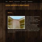 Company/TP logo - "Vision Carpentry"