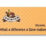 Company/TP logo - "What a difference a Dave makes"