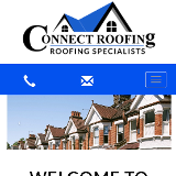 Company/TP logo - "Connect roofing"