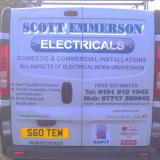 Company/TP logo - "Scott Emmerson Electricals"