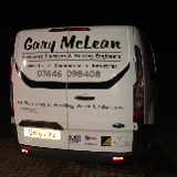 Company/TP logo - "Gary Mclean Registerd Plumbers & Heating Engineers"