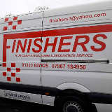 Company/TP logo - "FINISHERS"