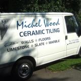 Company/TP logo - "Michel Wood Ceramic Tiling"