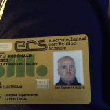 Company/TP logo - "Tj electrical UK ltd"