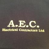 Company/TP logo - "aec electrical contractors ltd"