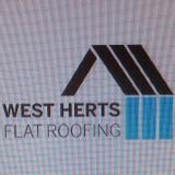 Company/TP logo - "West Herts Flat Roofing"
