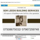 Company/TP logo - "SDR Leeds Building Services"
