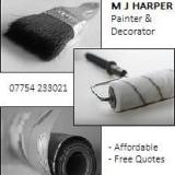 Company/TP logo - "M J Harper Painter & Decorator"