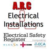 Company/TP logo - "ARC Electrical Installations"