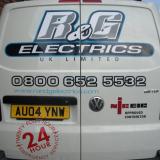 Company/TP logo - "R&G Electrics (UK) LTD"