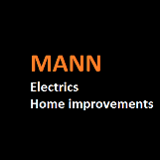 Company/TP logo - "Mann Electrics ~ Home Improvements"