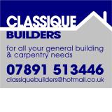 Company/TP logo - "Classique Builders"