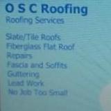 Company/TP logo - "o s c roofing"